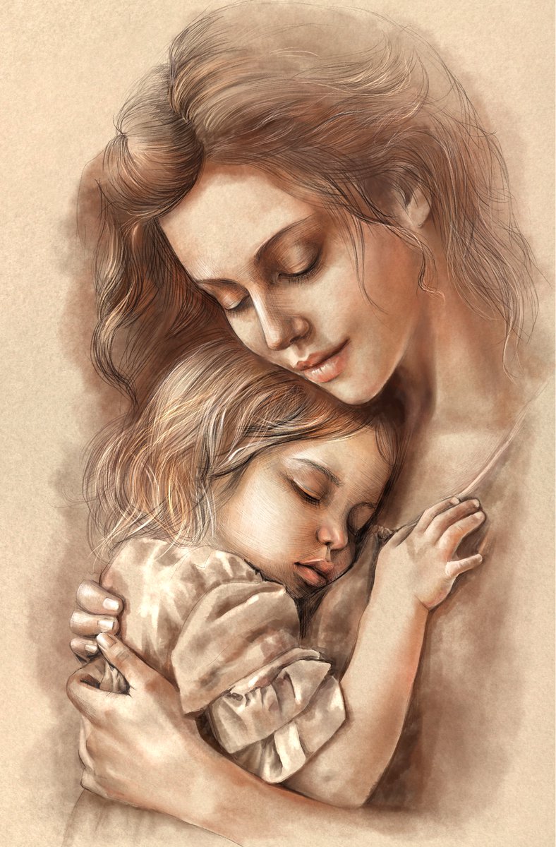 A peaceful moment ❤️

Do you remember that moment when mom hugs you and it seems that you are enveloped in peace 

High resolution5777x3791 px Hand-drawn

Just minted 🔥

5 $xtz 
objkt.com/tokens/KT1F3Zq…