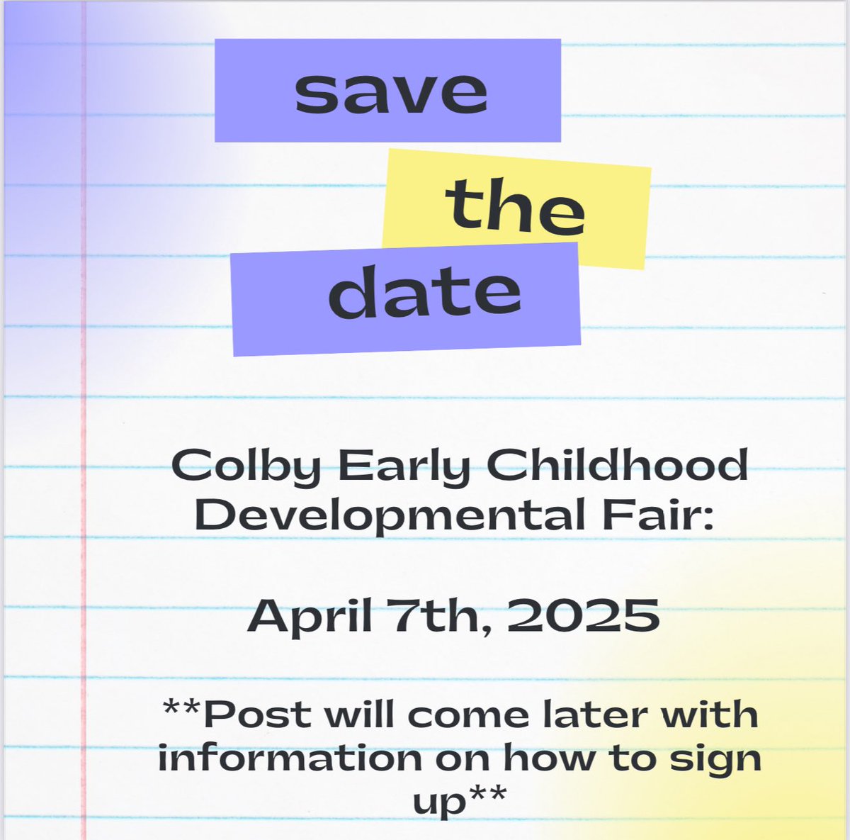 📣📢SAVE THE DATE! see the post for more information! 📣📢