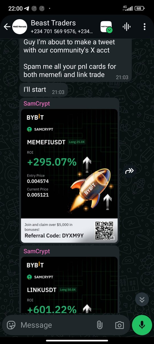 Web3_Nomads_'s tweet photo. Beast traders started the year printing!!!🤑
Profit for those who followed the signals by  @0xsamcrypt and @defi_theo 

Remember your 2025 goal is to make money 💰 💰 
Join our community group for top-notch signals and expert analysis! https://t.co/7dcxT1B9Ub https://t.co/uLyBZ22cYv