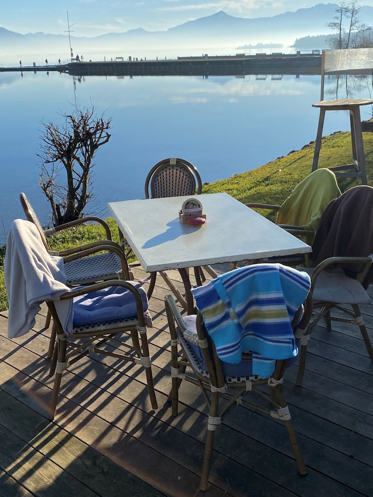 Der Tisch am Chiemsee!