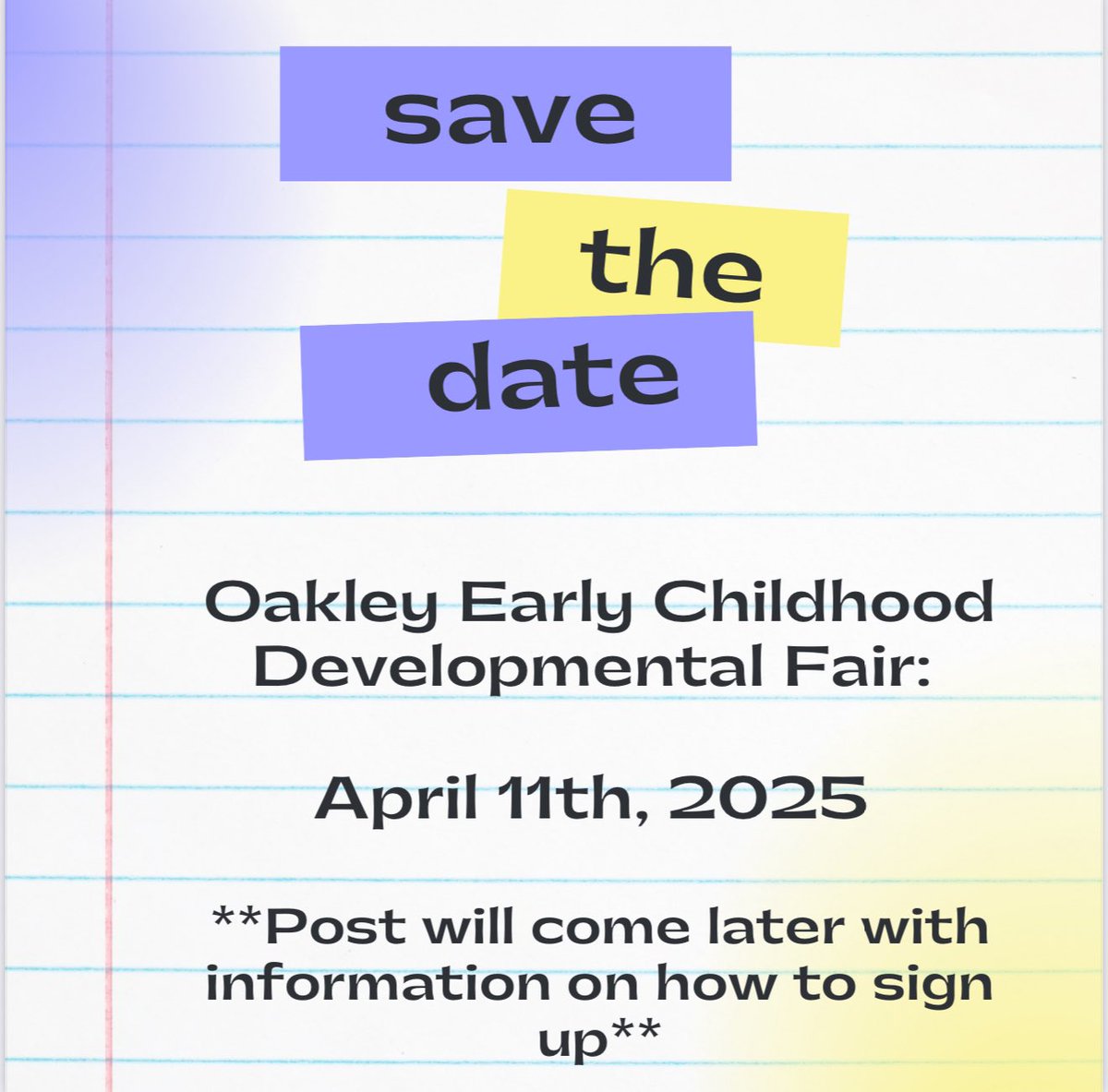 📣📢SAVE THE DATE! see the post for more information! 📣📢