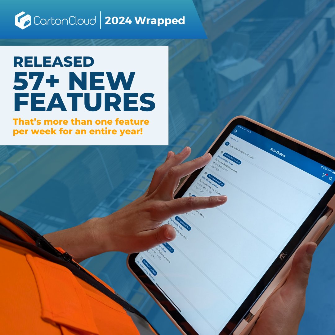 In 2024, we delivered 57+ new features—that’s more than one feature per week for the entire year! 📲

For a full list of our enhancements in 2024, check out our blog here: cartoncloud.com/blog/cartonclo…

#CCWrapped2024 #YearInReview