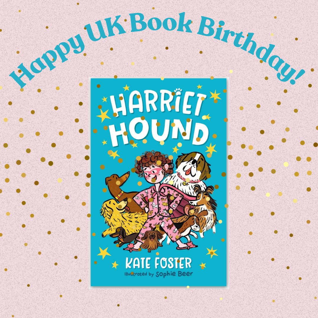Happy UK Book Birthday, Harriet Hound!🥳

Whether you enjoy her dog-filled adventures or not, you can't deny she's a little groundbreaker as the happiest &amp; perhaps first &amp; only female autistic superhero around!❤️

Fly well, sweet girl &amp; your rescue pups!😁
walker.co.uk/9781529520972/…