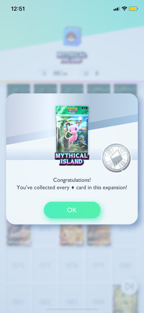 renaamon's tweet image. after being incredibly unlucky and not getting one of the two last cards i managed to pull that little mfer YIPPIEE