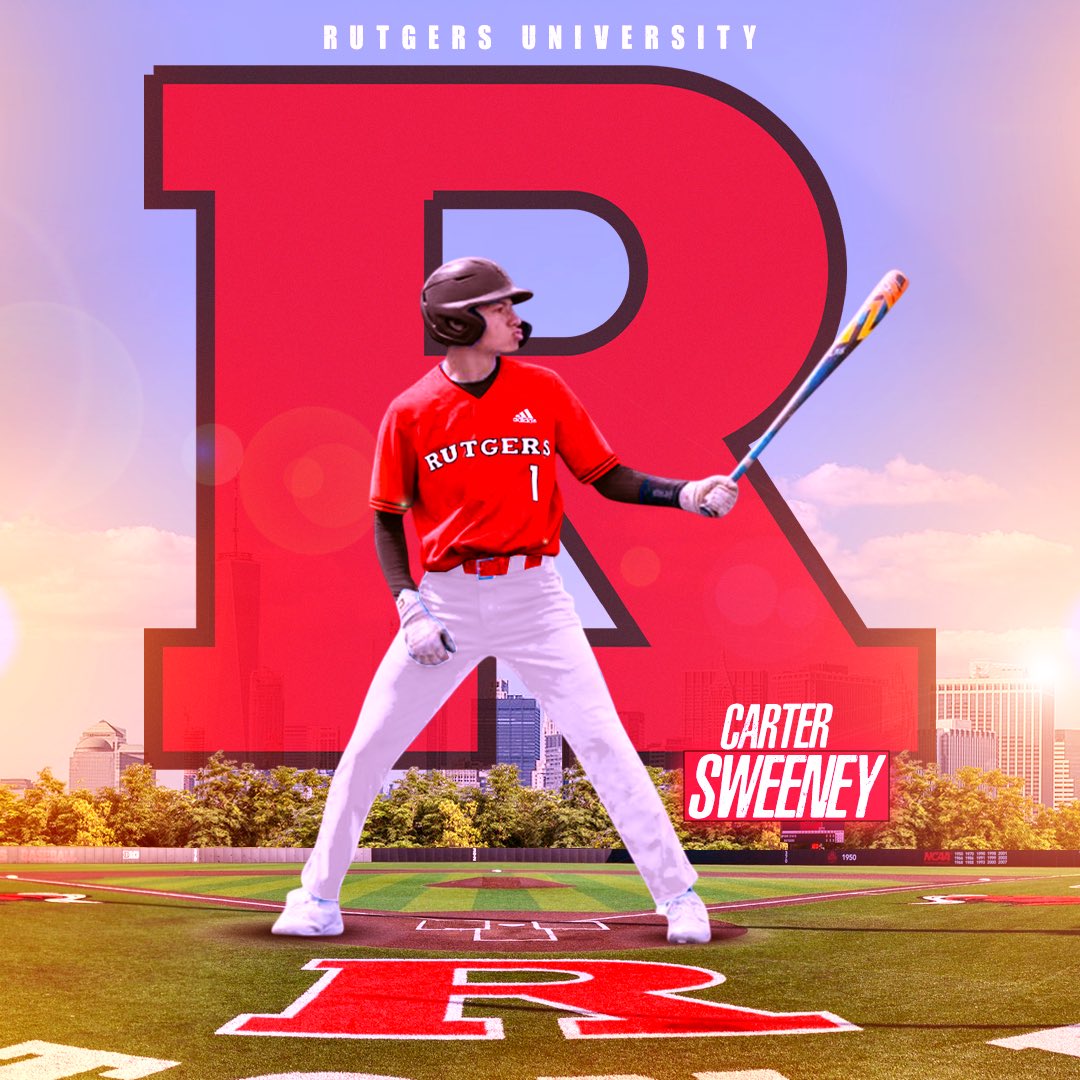 Carter Sweeney-Strawberry (@sweeney18carter) on Twitter photo I’m very excited to announce my commitment to play baseball at University of Rutgers. I would like to thank all of my family, coaches and teammates for supporting me throughout my journey!#ScarletKnight
<a href="/Woodbaseball1/">Sherwood Baseball</a> <a href="/USEliteMA2026/">US Elite 2026 Mid Atlantic - Scout</a> <a href="/PrepBaseballMD/">Prep Baseball Maryland</a> <a href="/coach_garz/">Michael Garza</a> I’m very excited to announce my commitment to play baseball at University of Rutgers. I would like to thank all of my family, coaches and teammates for supporting me throughout my journey!#ScarletKnight
<a href="/Woodbaseball1/">Sherwood Baseball</a> <a href="/USEliteMA2026/">US Elite 2026 Mid Atlantic - Scout</a> <a href="/PrepBaseballMD/">Prep Baseball Maryland</a> <a href="/coach_garz/">Michael Garza</a>