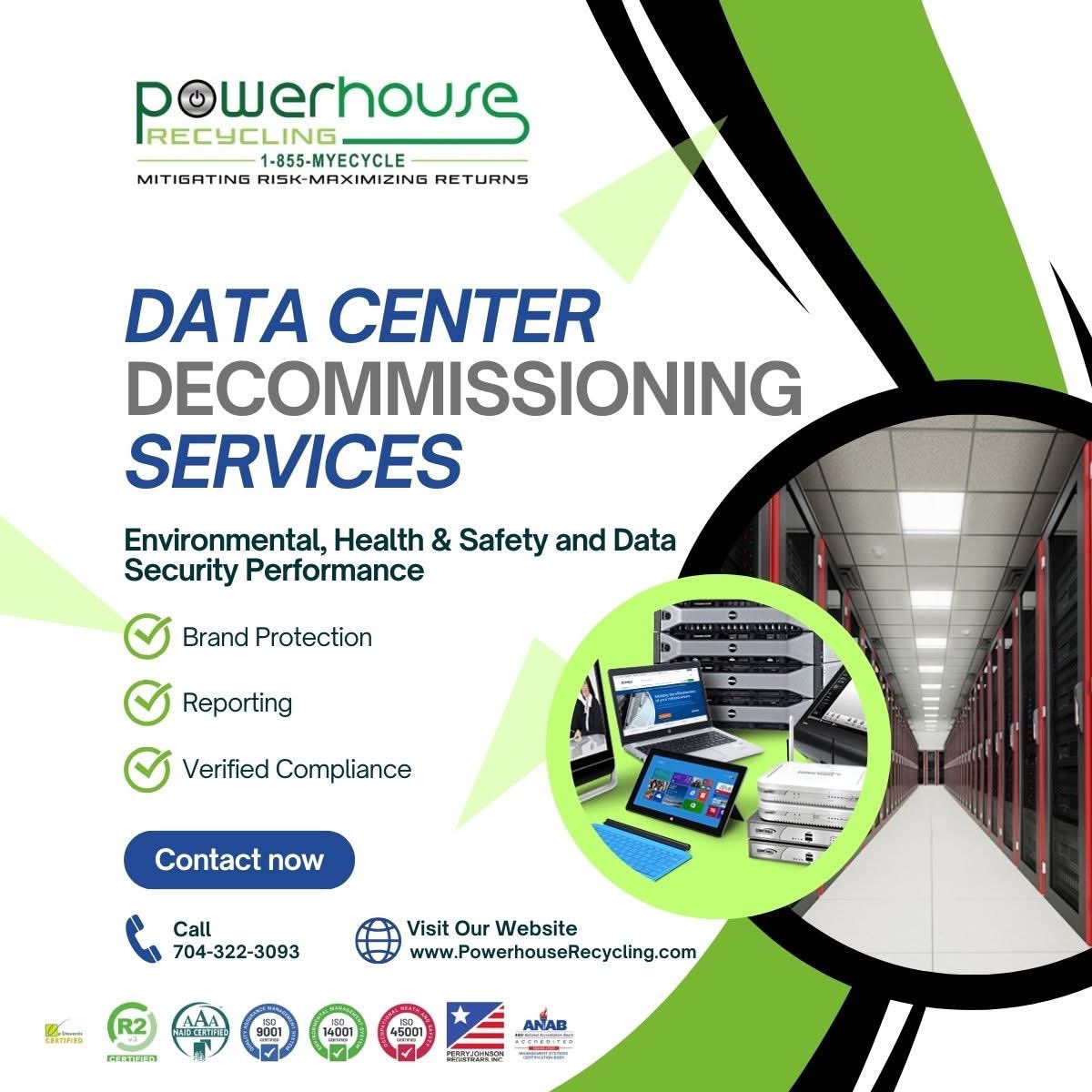 PHRCertified's tweet photo. Data centers are the backbone of modern organizations, powering critical operations and driving innovation. 🚀
Let’s Recycle the equipment correctly! 
#DataCenterSolutions #itsupport #PowerhouseRecycling #datacenterrelocation #sustainableIT #crypto #datacenter #cryptomining https://t.co/G37dyWDBPu