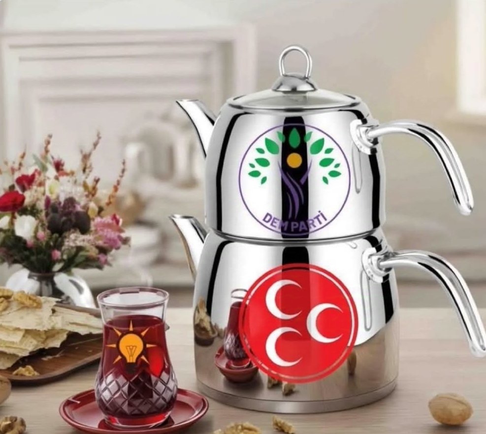 Püskevitin dik duruşu, DEMli çaya batırılıncaya
kadardır.