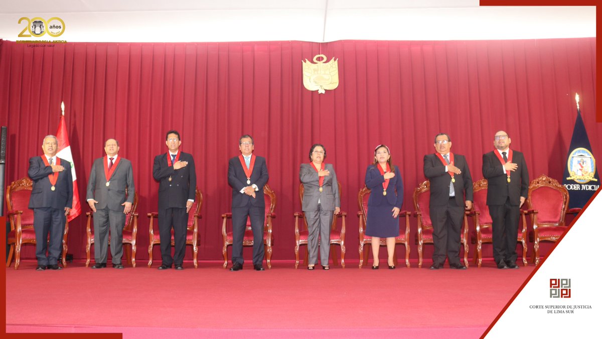 CSJlimasur's tweet photo. PRESIDENTA DE LA CORTE SUPERIOR DE JUSTICIA DE LIMA SUR, DRA. HILDA CECILIA PIEDRA ROJAS, LIDERA LA APERTURA DEL AÑO JUDICIAL 2025
- Dio emotivo discurso enfocado en la transparencia, la eficiencia y el fortalecimiento institucional. 
https://t.co/Wfd2ArjPEI https://t.co/jd44ovx8ih