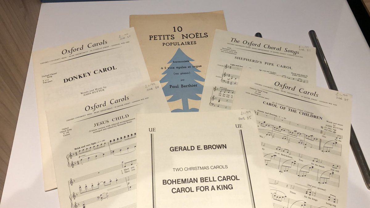 themathsbazaar's tweet image. @StAOxfamBooks you’re amazing, thank you so much for putting all the Christmas sheet music out, I got so many bargains! #JohnRutter @CantabKitty @nicholasroyle