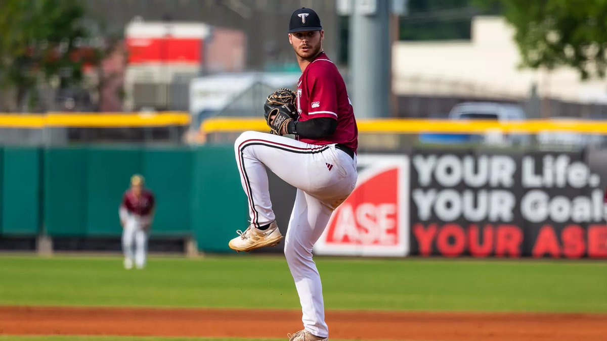 D1Baseball (@d1baseball) on Twitter photo A fixture in the <a href="/TroyTrojansBSB/">Troy Baseball ⚔️</a> rotation since 2021, <a href="/GainousGarrett/">Garrett Gainous</a> looks primed for a big year as the Friday night ace.
The righty's fastball topped out at 95 mph this fall, and his slider has been a revelation, emerging as a wipeout pitch against righties and lefties. A fixture in the <a href="/TroyTrojansBSB/">Troy Baseball ⚔️</a> rotation since 2021, <a href="/GainousGarrett/">Garrett Gainous</a> looks primed for a big year as the Friday night ace.
The righty's fastball topped out at 95 mph this fall, and his slider has been a revelation, emerging as a wipeout pitch against righties and lefties.