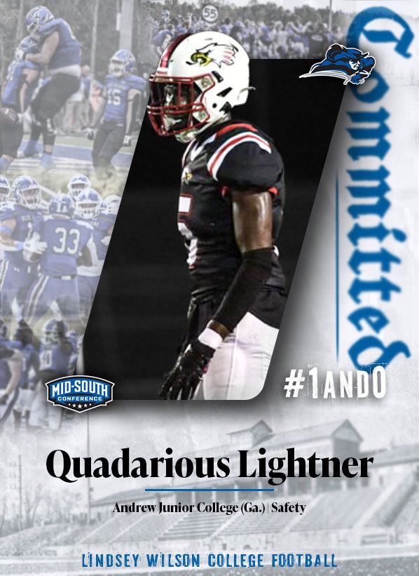 I’m beyond blessed to take this next big step in my life! Thrilled to announce that after attending Andrew College I’ll be continuing my journey at  @LWC_Football  Can’t wait for what’s ahead! @Coach_CotterLWC <a href="/Dcanes40Lucas/">Derrick Lucas</a> <a href="/MGatewood33/">MaLeik Gatewood</a> <a href="/Hazel_Beauty334/">LALA</a>