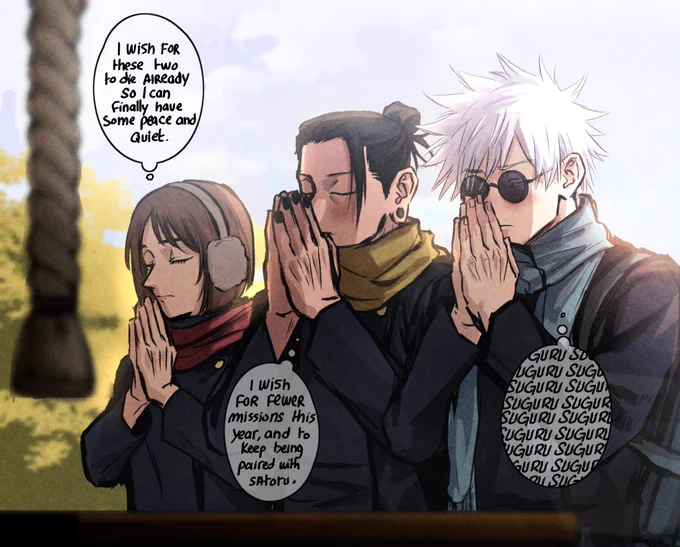 new year's resolution #satosugu #JujutsuKaisen 