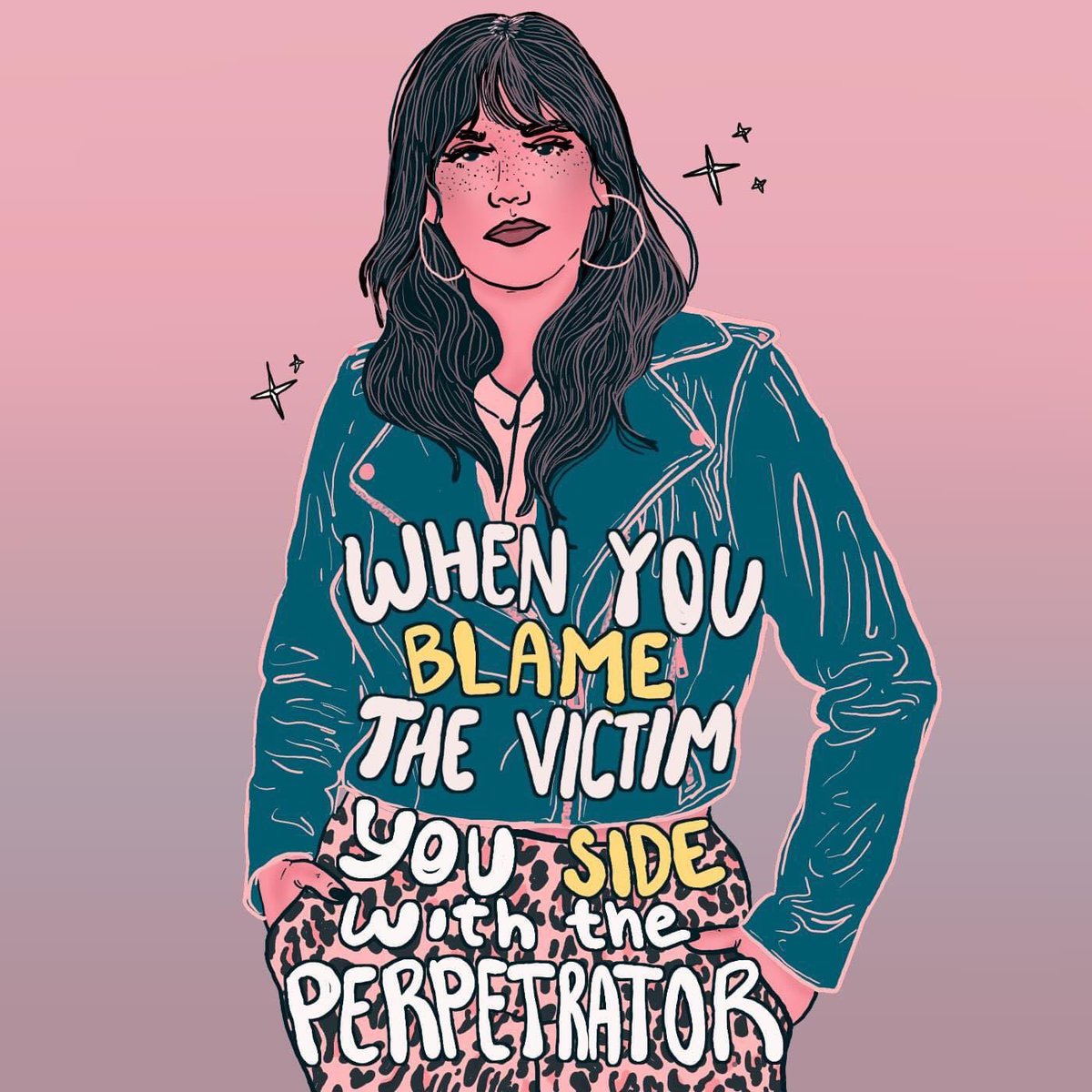 Professor Michael Flood (@michaelglflood) on Twitter photo When you blame the victim you side with the perpetrator
(Artist: artist Caitlin Blunnie, <a href="/liberaljanee/">Liberal Jane</a>) When you blame the victim you side with the perpetrator
(Artist: artist Caitlin Blunnie, <a href="/liberaljanee/">Liberal Jane</a>)