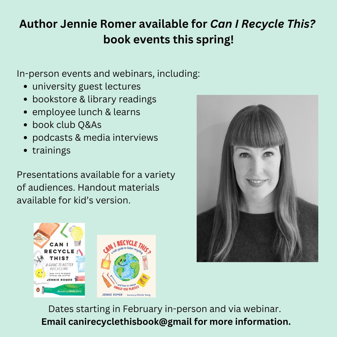 CAN I RECYCLE THIS? by Jennie Romer tweet media
