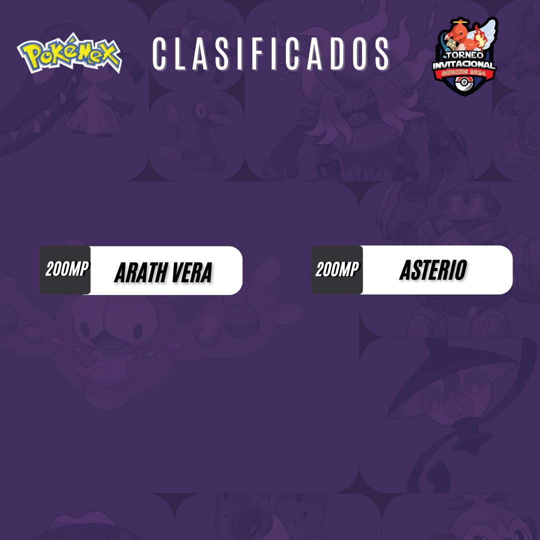 🎉 ¡Felicidades a todos los que, con esfuerzo y dedicación, se ganaron un lugar en el Invitacional de VGC este año! 🎉

👀 ¡Manténganse atentos! Muy pronto compartiremos más información sobre este gran evento.