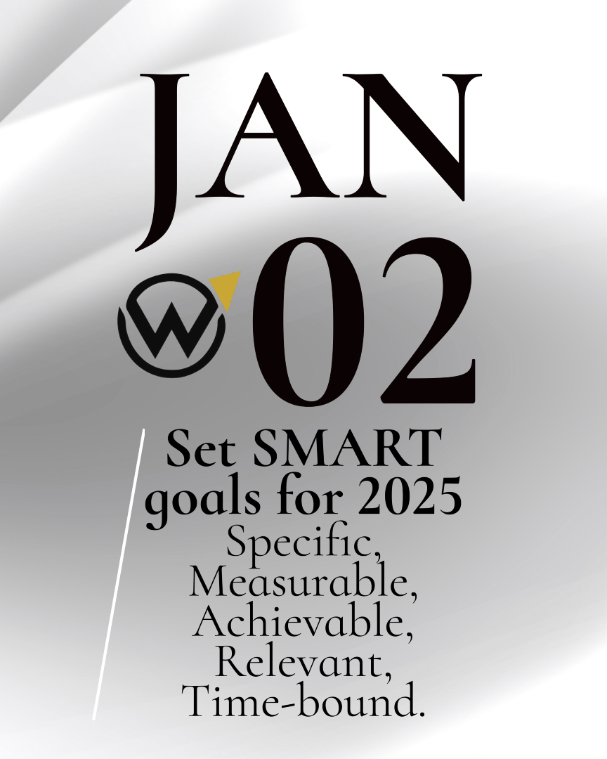 WDISolutions's tweet image. Today is a day for setting goals using the SMART method, and folding those into your plans for 2025.

#JanuaryJumpstart #smallbusinesstips #2025