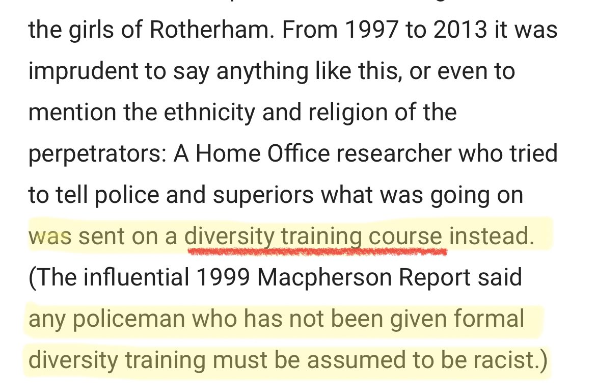 MsMelChen's tweet photo. A researcher who worked for the UK government tried to whistleblow about the grooming gangs but was sent to diversity training course instead 

You cannot make this stuff up. We are beyond parody and satire https://t.co/29xsc9nuyD