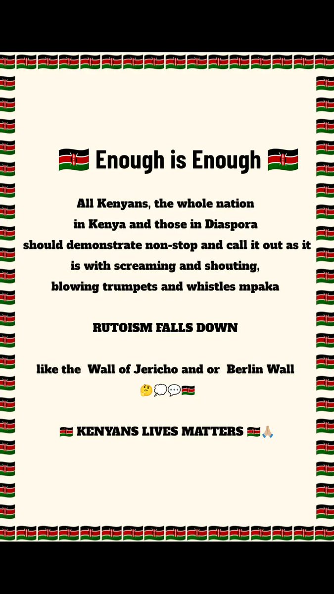 <a href="/NjeriGithoitho/">SanFrancisco-MAGAMAMA</a> <a href="/C_NyaKundiH/">Cyprian, Is Nyakundi</a> <a href="/FGaitho237/">Francis Gaitho</a>