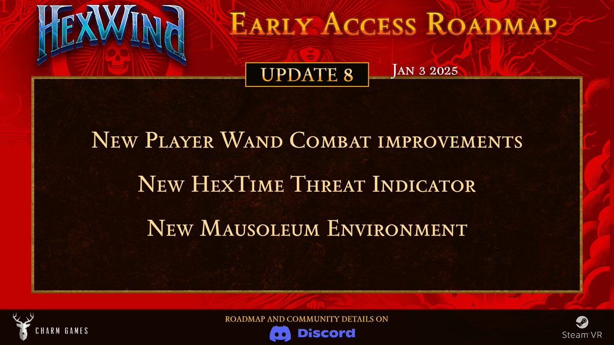 Happy new year from everyone at Charm Games.  Here is our newest update coming this week for #HexWind