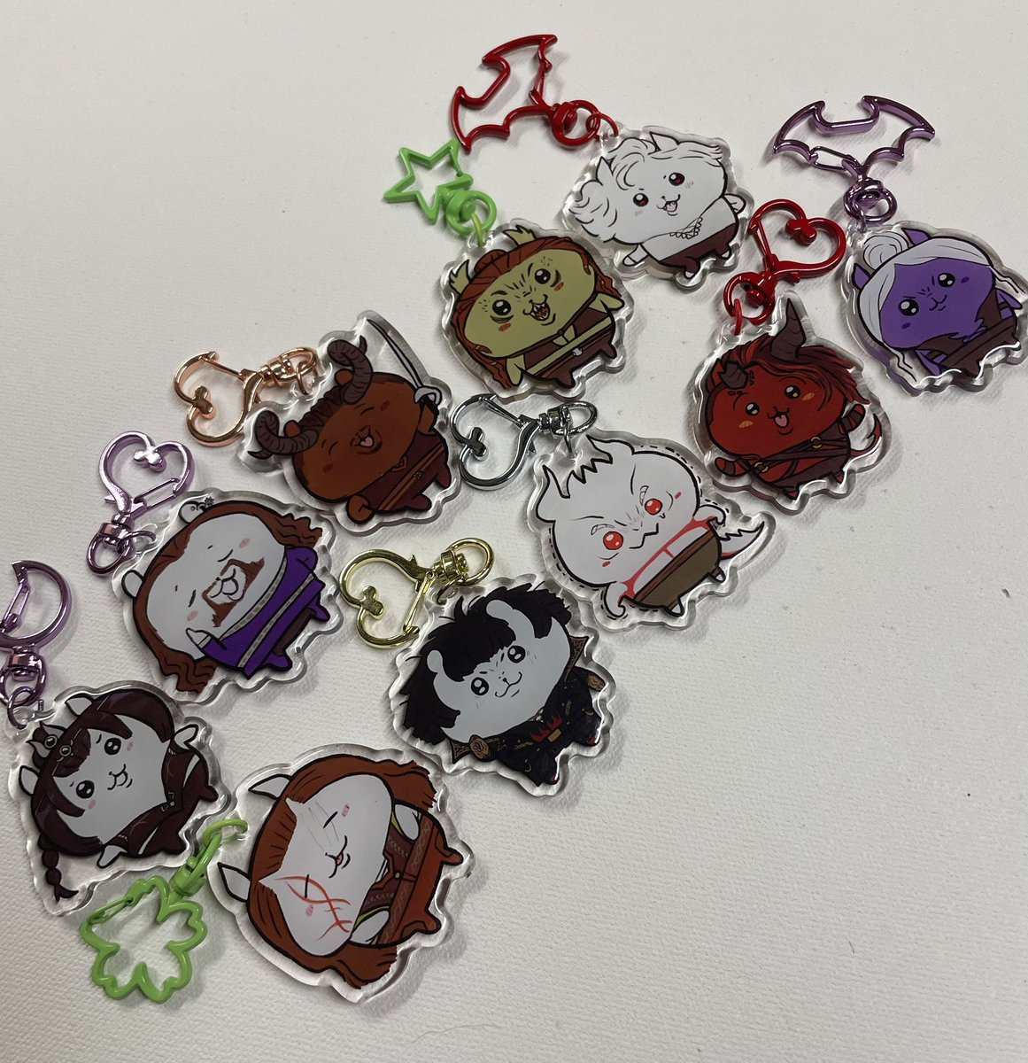 frizzypom's tweet image. 🌟BG3 x CHIIKAWA ACRYLIC CHARMS NOW AVAILABLE ON ETSY!!!!🌟
link in the replies 👇🏽
(retweets are greatly appreciated)