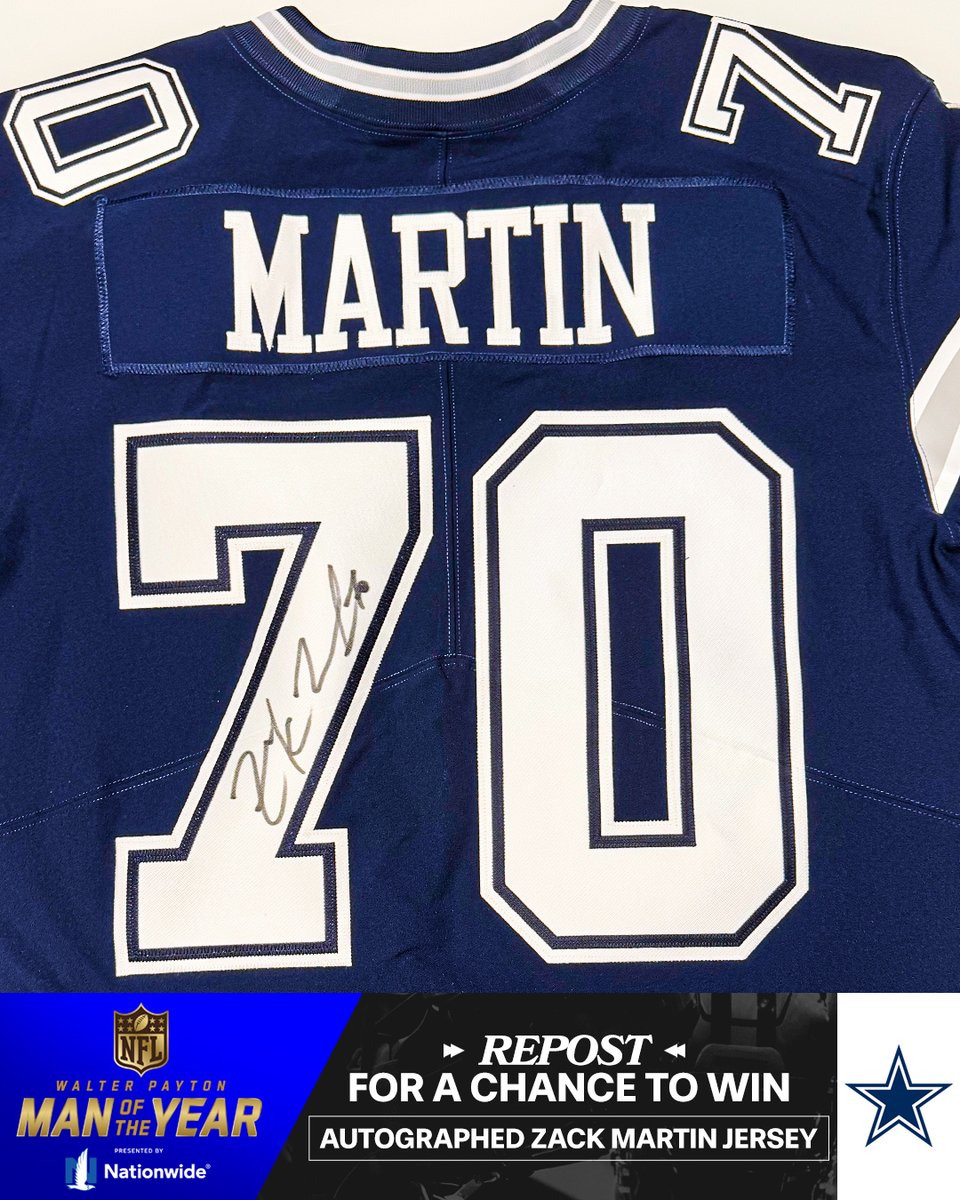 Dallas Cowboys (@dallascowboys) on Twitter photo šØ DOUBLE VOTING DAY GIVEAWAY šØ
Repost this for a chance to win an autographed #ZackMartin jersey and to vote for <a href="/thegob70/">Zack Martin</a> for the 2024 Walter Payton Man of the Year!
š: bit.ly/3DDmWSe
#WPMOYChallenge | <a href="/Nationwide/">Nationwide</a> šØ DOUBLE VOTING DAY GIVEAWAY šØ
Repost this for a chance to win an autographed #ZackMartin jersey and to vote for <a href="/thegob70/">Zack Martin</a> for the 2024 Walter Payton Man of the Year!
š: bit.ly/3DDmWSe
#WPMOYChallenge | <a href="/Nationwide/">Nationwide</a>