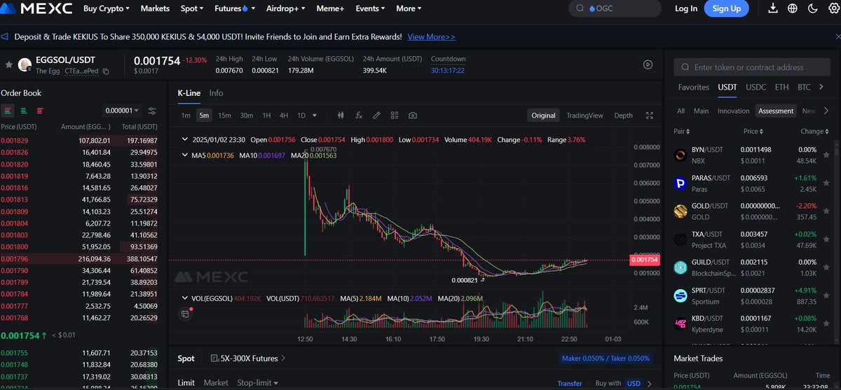 Django2712's tweet image. $EGG already on @MEXC_Official