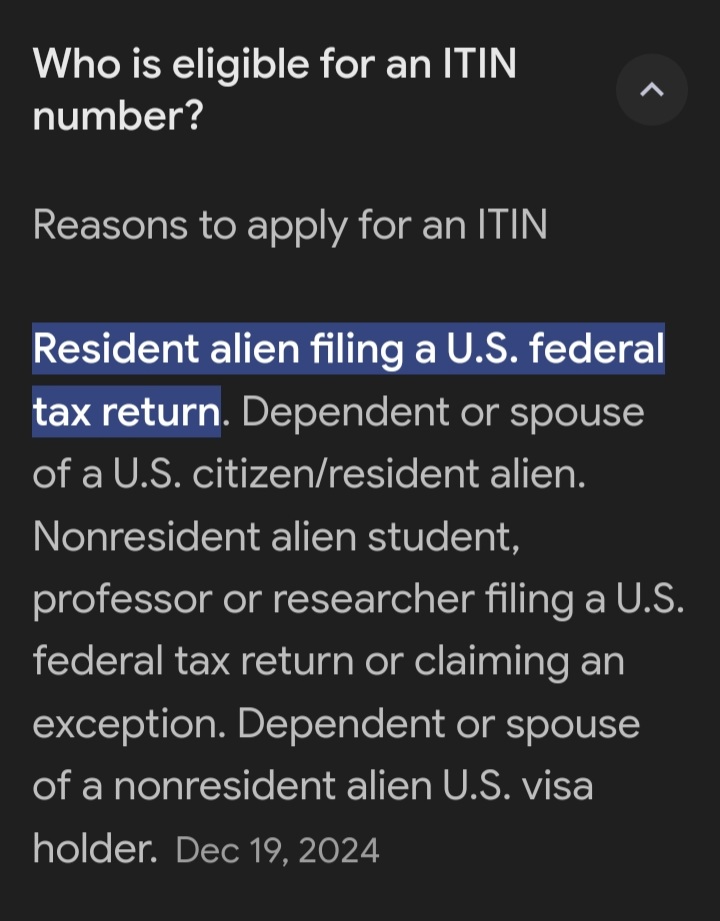 BiffBroadband's tweet photo. @JoCo1312 @Jeffreycooter @sirensaturns @817ev @sofraternal @esjesjesj @TigranAreshian Before someone calls someone else a dumbass they should check facts. Millions entering US Illegally don't qualify for ITIN &amp; don't file tax returns on $ paid under table. They're not resident aliens. Hard to get so many people don't care how ign@rant they make themselves sound 😉 https://t.co/Q8clCbqtwl