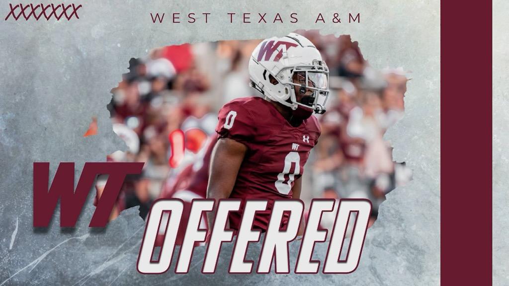 I am grateful to receive my 2nd offer from West Texas A&amp;M! GO Buffalos!🦬 <a href="/WTAMUFootball/">Buffalo Football</a> <a href="/coachjrick/">Justin Richter</a>