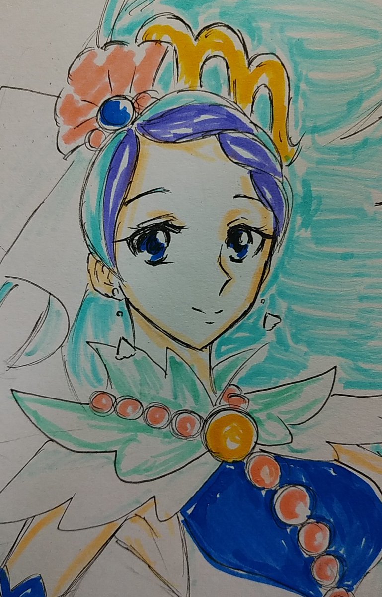 「#ゴープリ10周年なので海藤みなみさん3733枚描いてお祝い(12/13/14)」|沖庵のイラスト