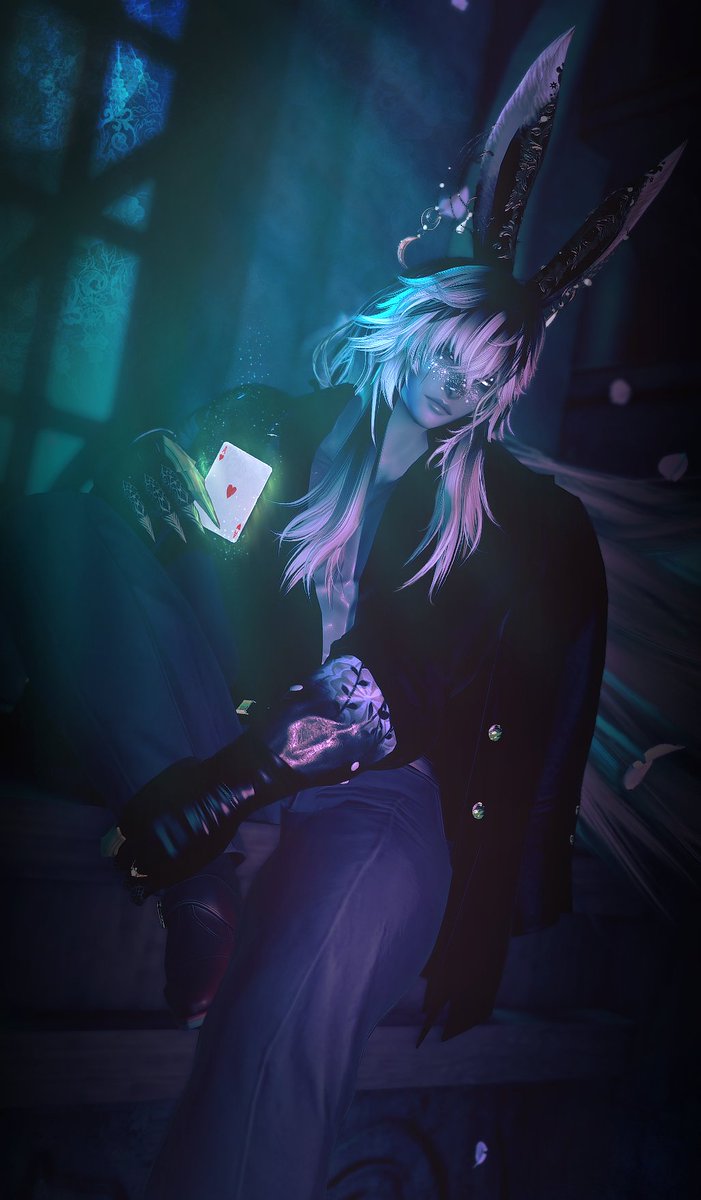 "I see you picked the ace of hearts from my deck."

#FFXIV #FF14 #FFXIVScreenshots #maleviera #viera #GPOSER #EorzeaPhotos