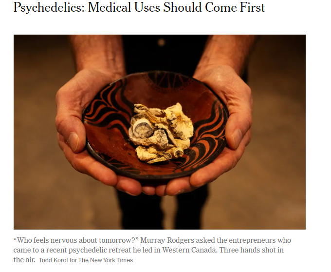 PsychedelicsRX's tweet image. Research and clinical studies show that prescription psychedelic medicines have the potential to help patients diagnosed with a wide range of health conditions.
Let’s commit to the medical model and help expand access to these innovative treatments. bit.ly/3PmMdCW