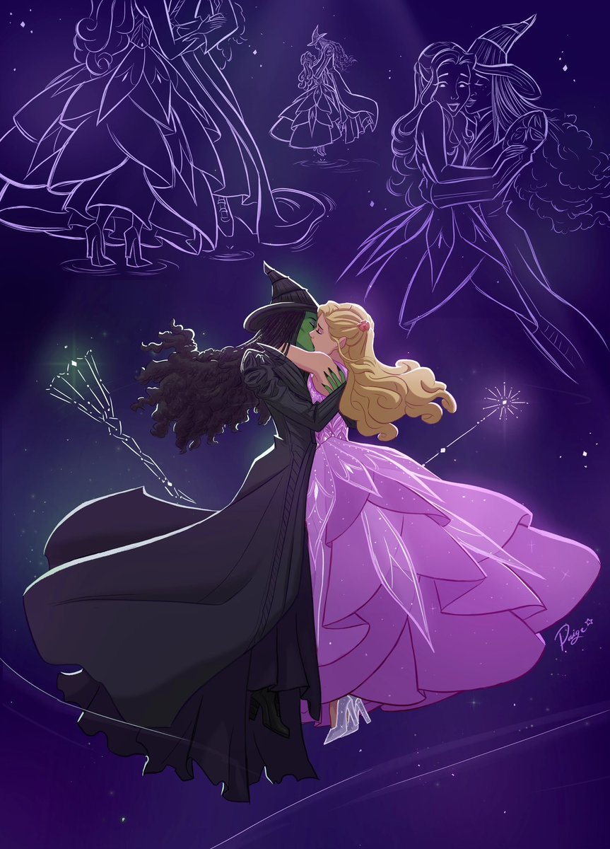 you and i defying gravity✨ #gelphie #wicked