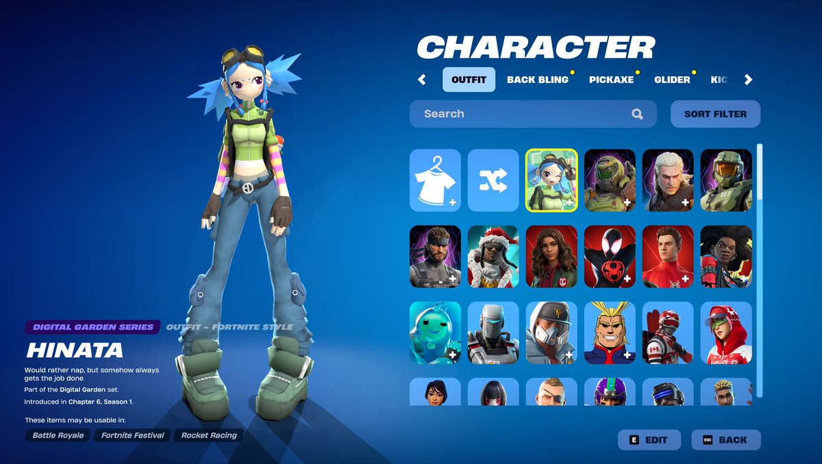 HOLY SHIT!?!? HINATA IN FORTNITE ?!?!