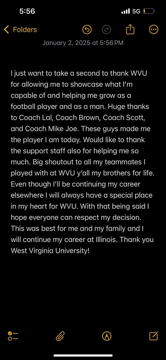 Thank you West Virginia