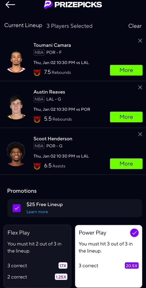propsmacker's tweet image. Ok let’s try this again they removed mcdaniels on us. So lets run the 3 man demon slip. Lets smack a free bet demon slip together 😈
