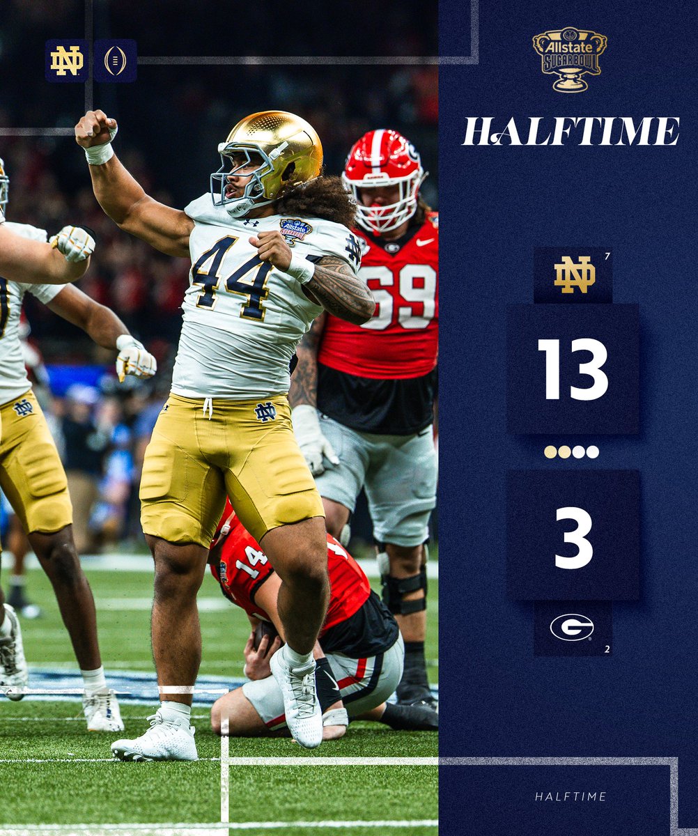 Headed to the 2nd half

#GoIrish