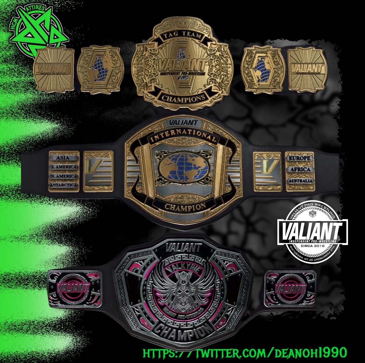 Different one for me, but here are some titles for <a href="/ValiantCAW/">VALIANT!</a> 

Loved doing these, thank you for the opportunity!

#wwe2k24 #wwe2k23 #caw #Cawmmunity