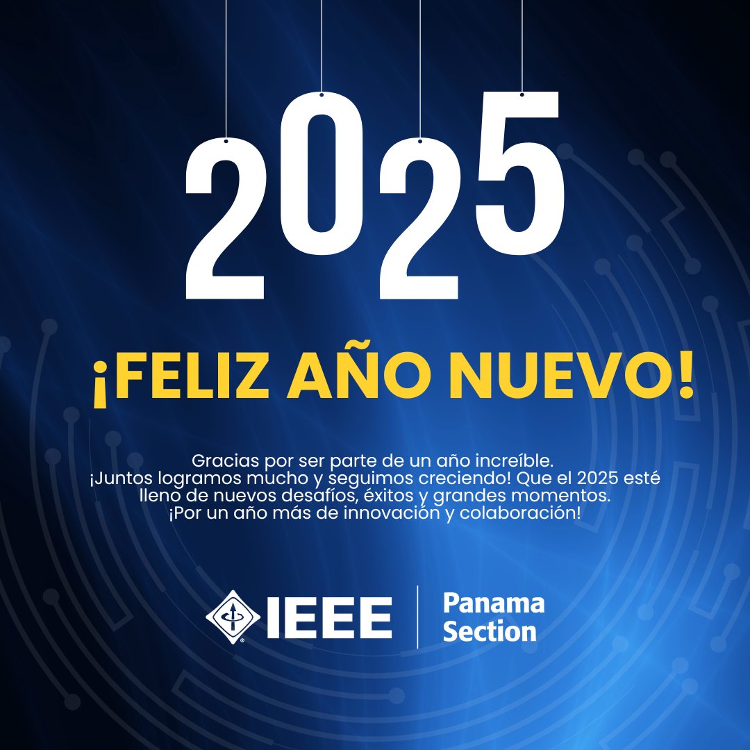 🎉 ¡Feliz Año Nuevo de parte de todo el equipo de iEEE! 🎉