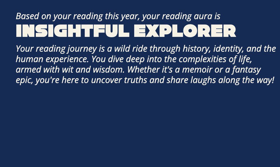 Read some really amazing books the last year!!! Still soo much more to read out there; my AntiLibrary awaits!!