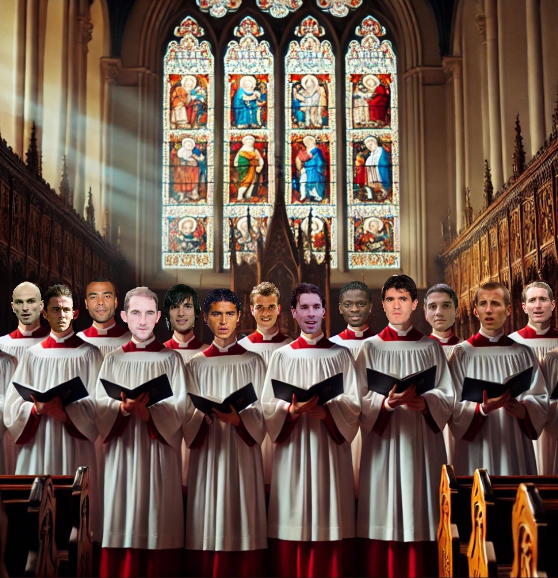 Joining the Choir at Club de Sanctae Salutis are many new faces. A picture from tonight’s hymn rehearsal was. Welcome lads #Sanctae #Preyforus 🕊️