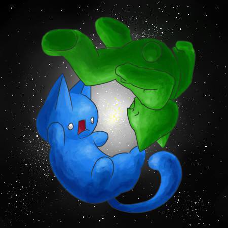 Its a giant Giko Universe.

And we're in one.