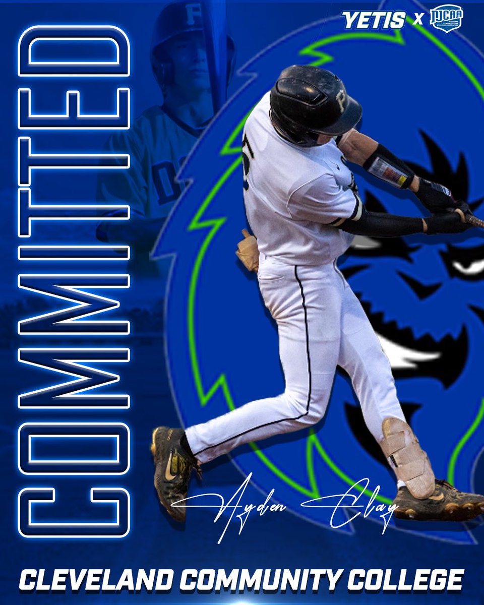 Ayden Clay (@aydenclay1) on Twitter photo I am blessed to announce that I will be furthering my academic and athletic career at Cleveland Community College! I'd like to thank God, my family, and all my coaches along the way. Go Yetis!! @CCCYeti_BSBL <a href="/5_jrg/">John Grigg</a> <a href="/nickmelton15/">Nick Melton</a> <a href="/ChrisandLynn201/">ChrisandLynn2016</a> <a href="/BriggsBarker4/">Briggs Barker</a> <a href="/PHSDiamondDogs/">Pendleton Baseball</a> I am blessed to announce that I will be furthering my academic and athletic career at Cleveland Community College! I'd like to thank God, my family, and all my coaches along the way. Go Yetis!! @CCCYeti_BSBL <a href="/5_jrg/">John Grigg</a> <a href="/nickmelton15/">Nick Melton</a> <a href="/ChrisandLynn201/">ChrisandLynn2016</a> <a href="/BriggsBarker4/">Briggs Barker</a> <a href="/PHSDiamondDogs/">Pendleton Baseball</a>