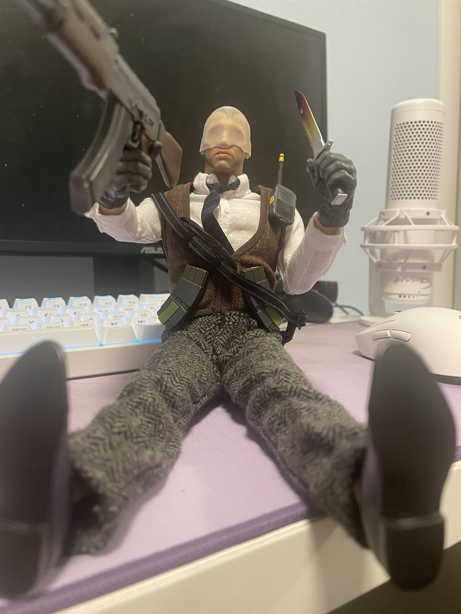 Real men play with dolls