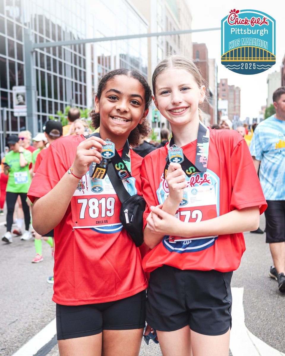 Kids of STEEL (@kidsofsteelpgh) on Twitter photo New year 🎆, new goals ✔️, new memories 💭, new medals🏅! You won't want to miss the 2025 <a href="/ChickfilA/">Chick-fil-A, Inc.</a> Pittsburgh Kids Marathon.
Start the year on the right foot and register today hubs.ly/Q030_2nw0 New year 🎆, new goals ✔️, new memories 💭, new medals🏅! You won't want to miss the 2025 <a href="/ChickfilA/">Chick-fil-A, Inc.</a> Pittsburgh Kids Marathon.
Start the year on the right foot and register today hubs.ly/Q030_2nw0