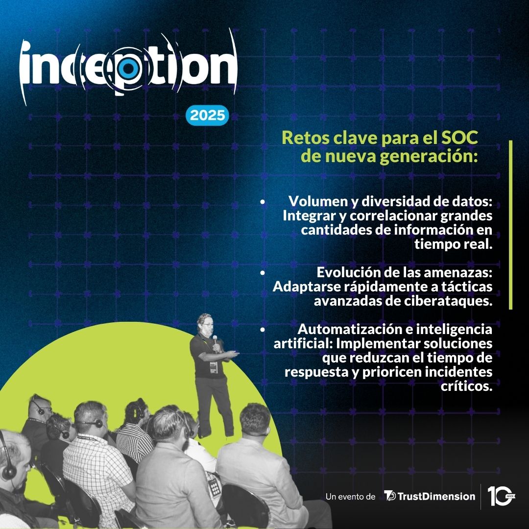 🙏 Gracias, Crowdstrike, Iván Anaya y Salvador Pulido, por compartir su visión y experiencia para fortalecer la defensa digital. ¡Juntos, protegemos el futuro! 🔒💡

#Inception2025 #Ciberseguridad #Crowdstrike #SOC #AmenazasAvanzadas #ProtecciónDigital