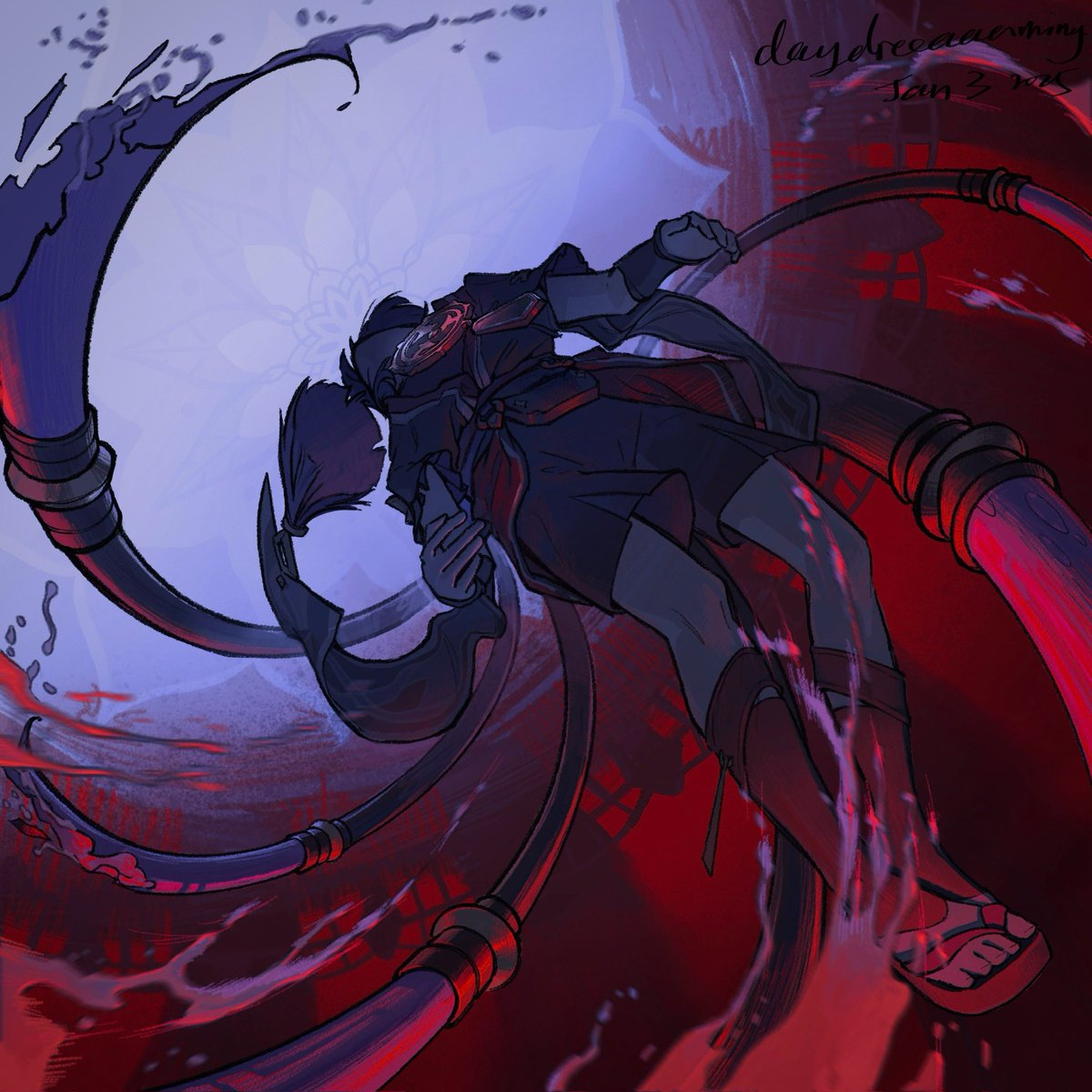 daydreeaaaming's tweet image. Whirling sky
 #放浪者生誕祭2025