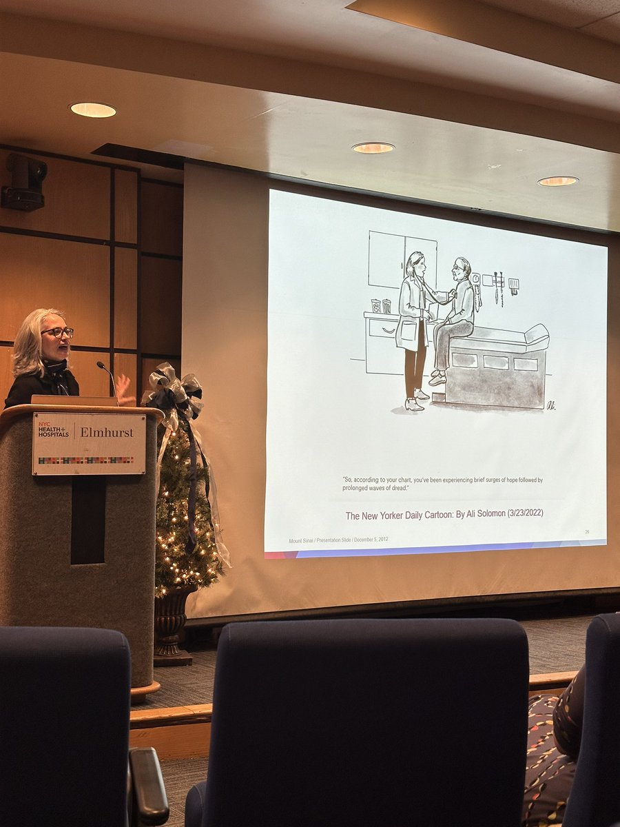 Kicking off 2025’s first Grand Rounds with the incredible Dr. Tracy Breen! 🌟 Her thought-provoking talk on the intersection of the humanities and the medical record was absolutely captivating. A true role model!
<a href="/MountSinaiNYC/">Mount Sinai Health System</a> <a href="/MSMorningside/">Mount Sinai Morningside</a> <a href="/SinaiMSW/">Mount Sinai DOM at Morningside and West</a> #elmhurstmedicine