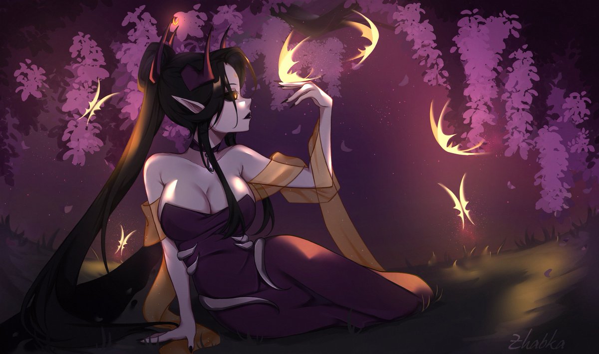 ーFirst full-fledged art this year!! (⁠≧⁠▽⁠≦⁠) Art for the competition 
#digitalart #art #Butterfly #AnimeArt