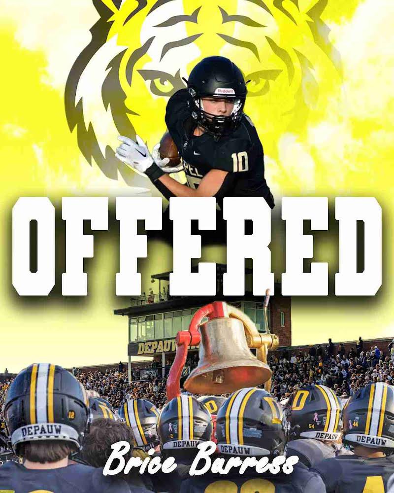 Brice Burress (@briceburress2) on Twitter photo After a conversation with <a href="/qbdietz/">Brett Dietz</a> , I’m thankful to receive an offer from <a href="/DePauwTigersFB/">DePauw Football</a>
<a href="/MasonEspinosa1/">Mason Espinosa</a> <a href="/IndianaPreps/">Indiana Preps</a> <a href="/LapelFootball/">Lapel Football</a> <a href="/hunt_Rob/">Rob Hunt</a> <a href="/PrepRedzoneIN/">Prep Redzone Indiana</a> After a conversation with <a href="/qbdietz/">Brett Dietz</a> , I’m thankful to receive an offer from <a href="/DePauwTigersFB/">DePauw Football</a>
<a href="/MasonEspinosa1/">Mason Espinosa</a> <a href="/IndianaPreps/">Indiana Preps</a> <a href="/LapelFootball/">Lapel Football</a> <a href="/hunt_Rob/">Rob Hunt</a> <a href="/PrepRedzoneIN/">Prep Redzone Indiana</a>