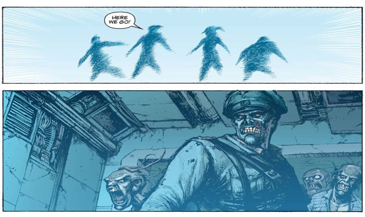 Aether_ZHistory's tweet image. OG:
January 19th, 2036-
Primis Richtofen begins to manipulate Stuhlinger, opening a rift for Victis to begin their new journey. Pursued by undead Richtofen and an army of the undead, Victis enters the rift.
#CallOfDutyZombies #Comics #Primis #Richtofen #Stuhlinger #Victis